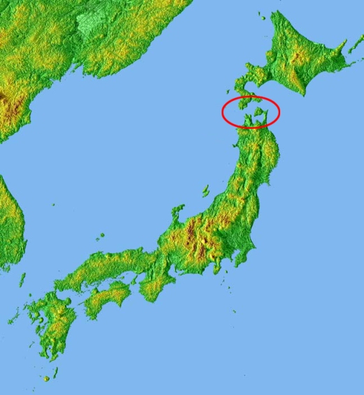 eflksa "Location TsugaruPeninsulaJp". Licensed under Public Domain via Commons - https://commons.wikimedia.org/wiki/File:Location_TsugaruPeninsulaJp.jpg#/media/File:Location_TsugaruPeninsulaJp.jpg